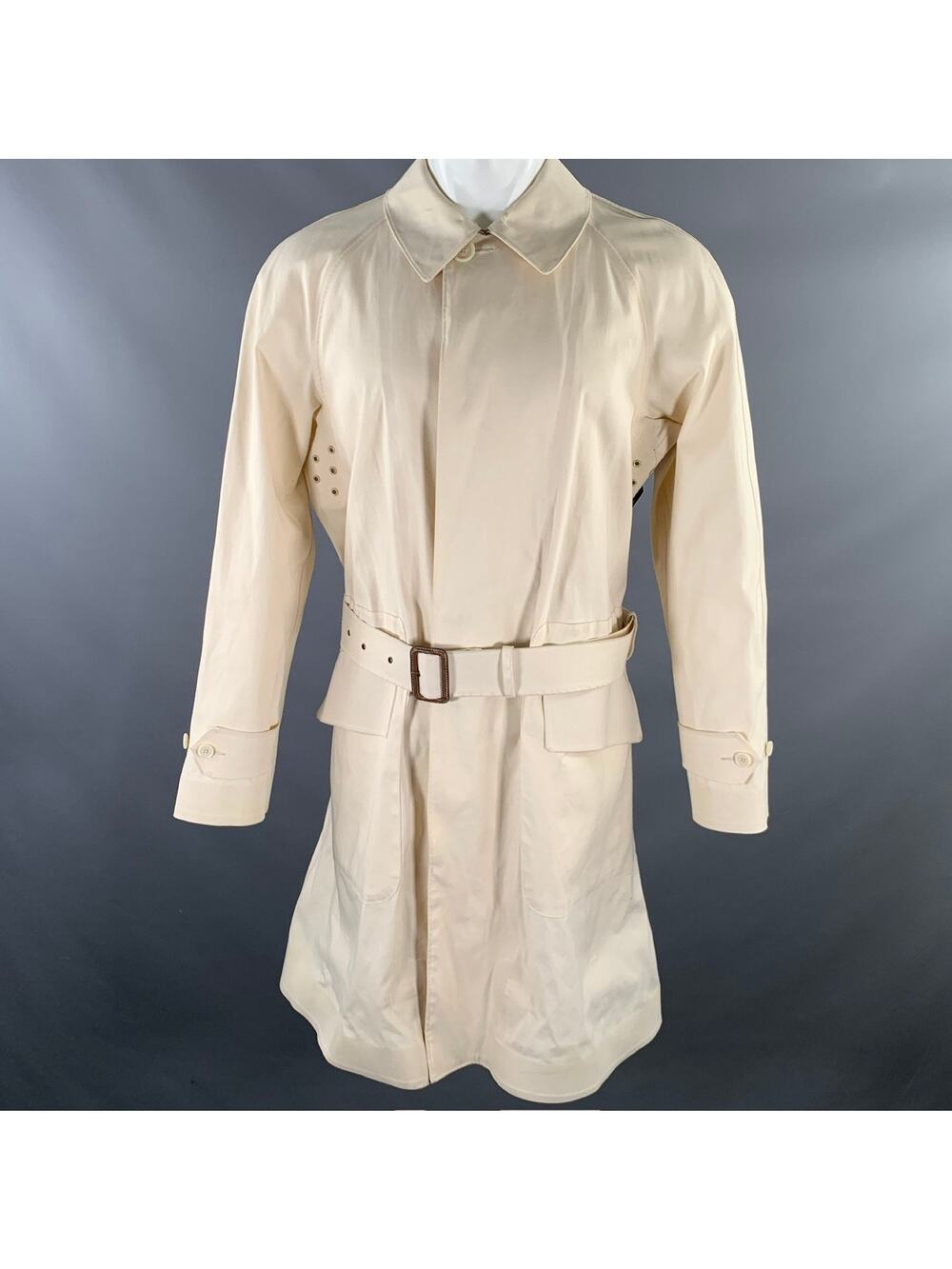 POLO by RALPH LAUREN Size S Beige Cotton Trench Coat